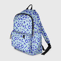 Рюкзак Синие каракули, цвет: 3D-принт