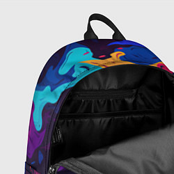 Рюкзак Яркие абстрактные фигуры, цвет: 3D-принт — фото 2