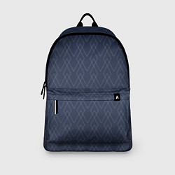 Рюкзак Серо-синий геометричные линии, цвет: 3D-принт — фото 2