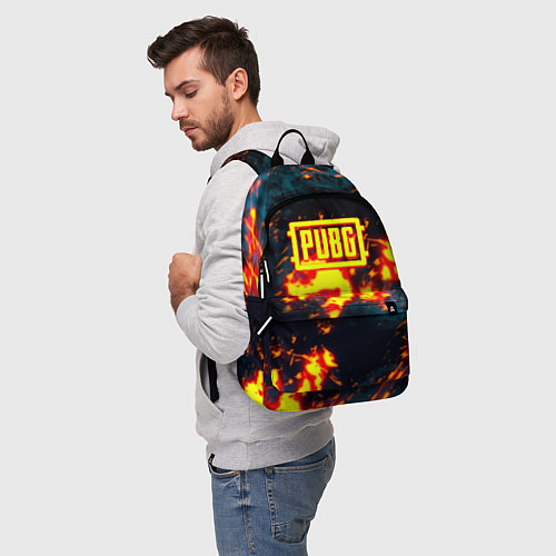 Рюкзак PUBG огненое лого / 3D-принт – фото 5