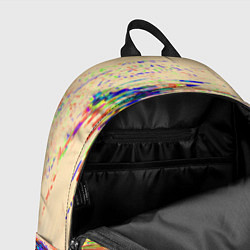 Рюкзак Разноцветный глитч, цвет: 3D-принт — фото 2