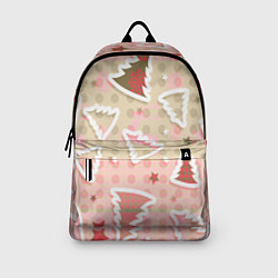 Рюкзак Розовые узоры ёлки, цвет: 3D-принт — фото 2