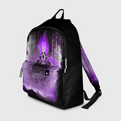Рюкзак Фиолетовый скелет в дыму, цвет: 3D-принт