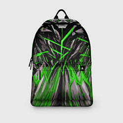Рюкзак Череп и зелёные полосы, цвет: 3D-принт — фото 2