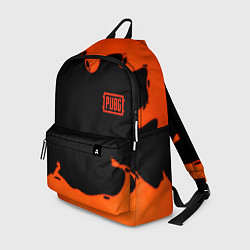Рюкзак PUBG orange splash, цвет: 3D-принт