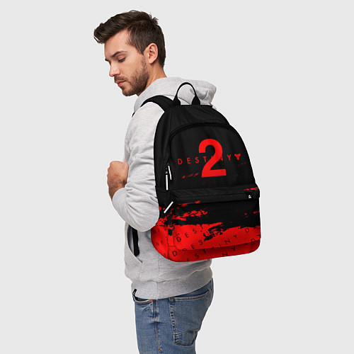 Рюкзак Destiny 2 краски надписи / 3D-принт – фото 5