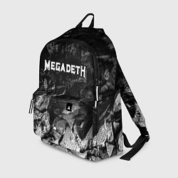 Рюкзак Megadeth black graphite, цвет: 3D-принт