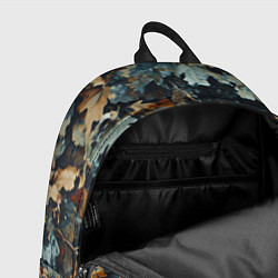 Рюкзак Реалистичный камуфляж из сухих листьев, цвет: 3D-принт — фото 2