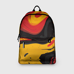 Рюкзак Красные желтые оранжевые пятна краски, цвет: 3D-принт — фото 2