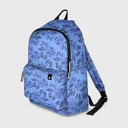 Рюкзак Узоры гжель на голубом фоне, цвет: 3D-принт