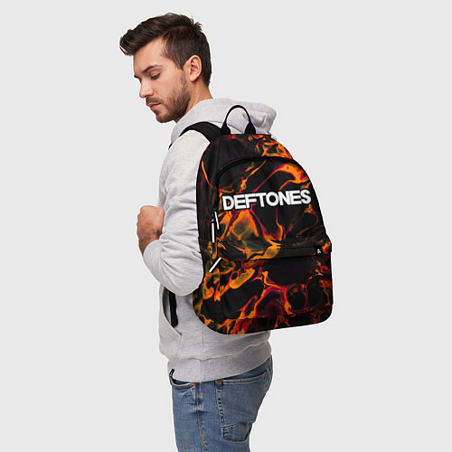 Рюкзак Deftones red lava / 3D-принт – фото 5