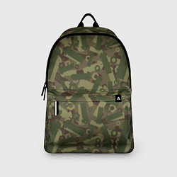 Рюкзак Камуфляж - болты и гайки, цвет: 3D-принт — фото 2