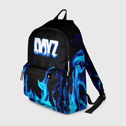 Рюкзак Dayz синий огонь лого, цвет: 3D-принт