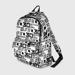 Рюкзак Thirty Seconds to Mars pattern rock, цвет: 3D-принт