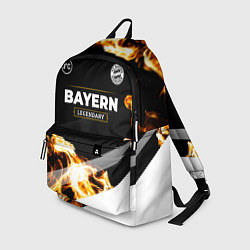 Рюкзак Bayern legendary sport fire, цвет: 3D-принт
