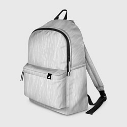 Рюкзак Светлый серый волнистые линии, цвет: 3D-принт