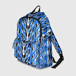 Рюкзак Синяя техно броня, цвет: 3D-принт