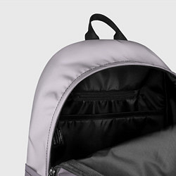 Рюкзак Бледный серо-пурпурный градиент, цвет: 3D-принт — фото 2