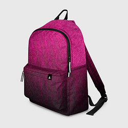 Рюкзак Яркий розовый градиент полоска, цвет: 3D-принт