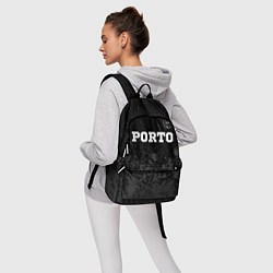 Рюкзак Porto sport на темном фоне посередине, цвет: 3D-принт — фото 2