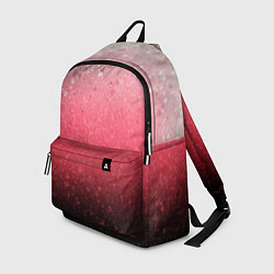 Рюкзак Градиент розово-чёрный брызги, цвет: 3D-принт