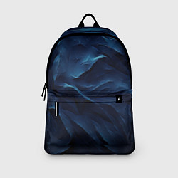 Рюкзак Синие глубокие абстрактные волны, цвет: 3D-принт — фото 2
