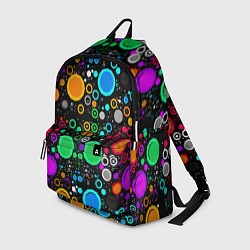 Рюкзак Разноцветные круги, цвет: 3D-принт