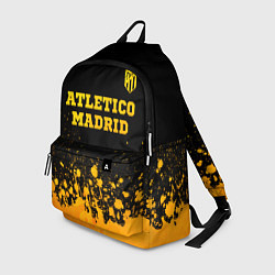 Рюкзак Atletico Madrid - gold gradient посередине, цвет: 3D-принт