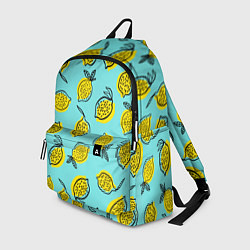 Рюкзак Летние лимоны - паттерн, цвет: 3D-принт