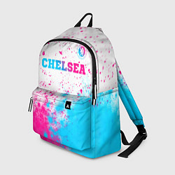 Рюкзак Chelsea neon gradient style посередине, цвет: 3D-принт