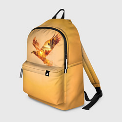 Рюкзак Орел с пейзажем на закате двойная экспозиция, цвет: 3D-принт