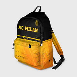 Рюкзак AC Milan - gold gradient посередине, цвет: 3D-принт