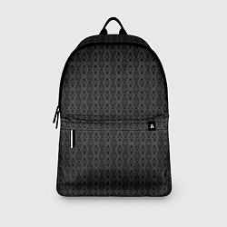 Рюкзак Тёмный чёрно-серый узорчатый, цвет: 3D-принт — фото 2