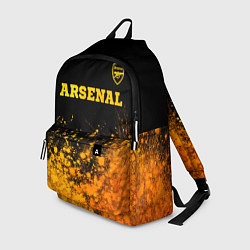 Рюкзак Arsenal - gold gradient посередине, цвет: 3D-принт