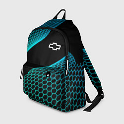 Рюкзак Chevrolet electro hexagon, цвет: 3D-принт