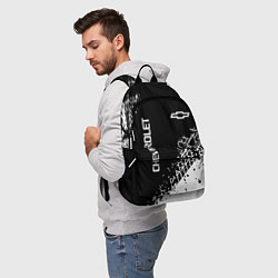 Рюкзак Шевроле: следы от шин, цвет: 3D-принт — фото 2