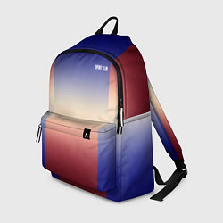 Рюкзак Красный-синий градиентный узор, цвет: 3D-принт