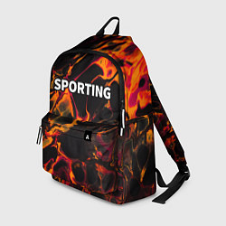 Рюкзак Sporting red lava, цвет: 3D-принт