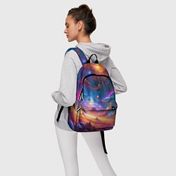 Рюкзак Космический пейзаж яркий с галактиками, цвет: 3D-принт — фото 2