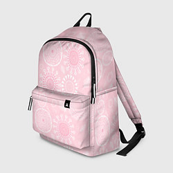 Рюкзак Розовый цветочный паттерн, цвет: 3D-принт