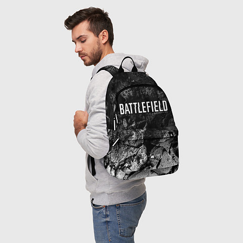 Рюкзак Battlefield black graphite / 3D-принт – фото 5
