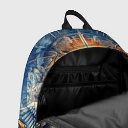 Рюкзак American collage - ai art, цвет: 3D-принт — фото 2