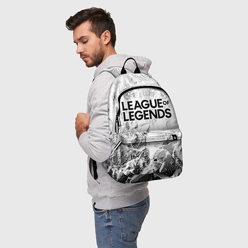 Рюкзак League of Legends white graphite / 3D-принт – фото 5