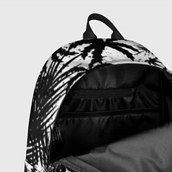 Рюкзак Чёрно белые пальмы, цвет: 3D-принт — фото 2