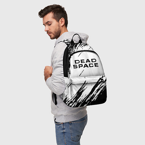 Рюкзак Dead space чёрные краски / 3D-принт – фото 5