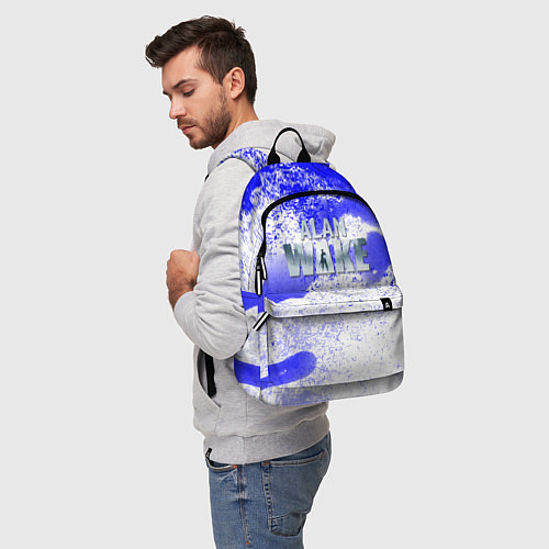 Рюкзак Alan wake всплеск красок / 3D-принт – фото 5