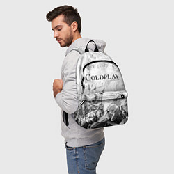 Рюкзак Coldplay white graphite, цвет: 3D-принт — фото 2