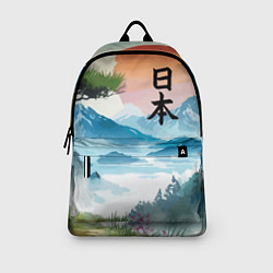 Рюкзак Восход красного солнца - Японский пейзаж, цвет: 3D-принт — фото 2