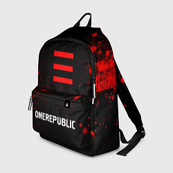 Рюкзак OneRepublic - red gradient по-центру, цвет: 3D-принт
