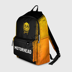 Рюкзак Motorhead - gold gradient по-центру, цвет: 3D-принт
